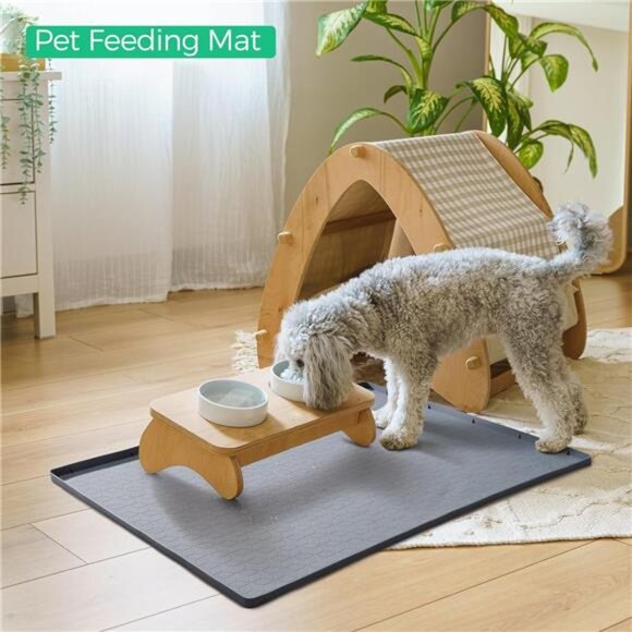 TRZZ Silicone Waterproof Under Sink Mat 34" x 22", Drip Tray and Cabinet Liner - Picture 5 of 7